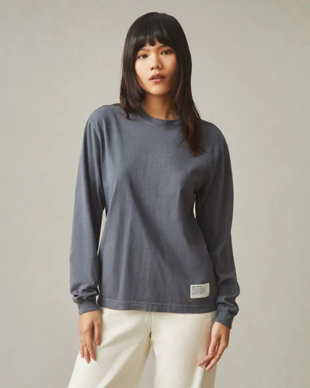 American Vintage Long Sleeve Tee - Metropolitan Grey sold by American Giant