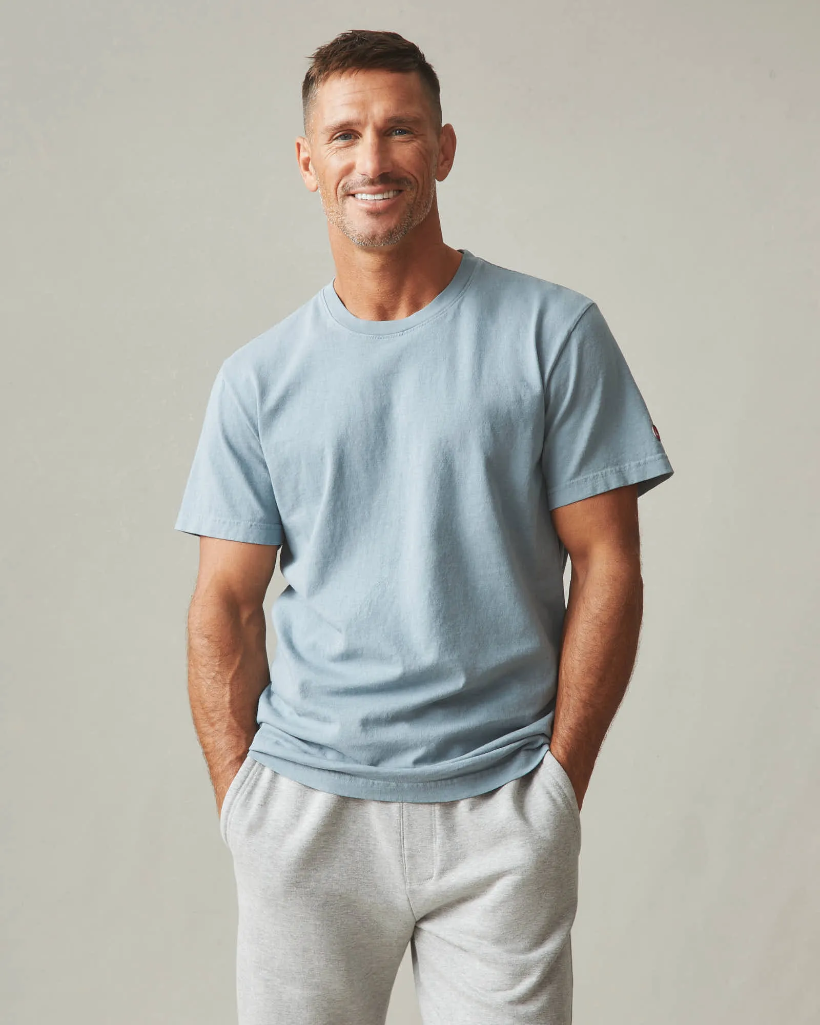 Men's Vintage Crew Tee - Washed Trooper sold by American Giant product image thumbnail 2