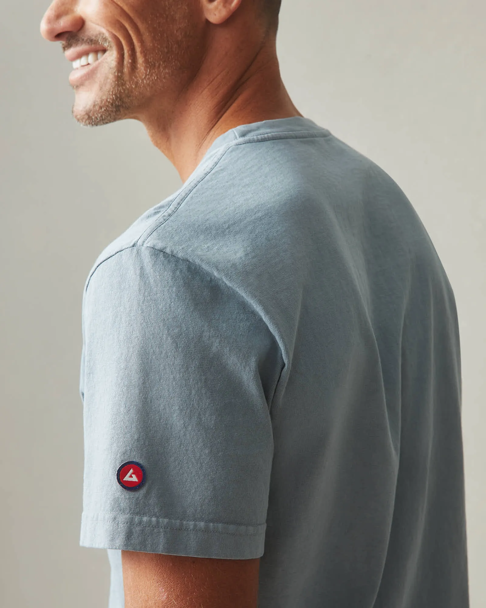 Men's Vintage Crew Tee - Washed Trooper sold by American Giant product image thumbnail 5