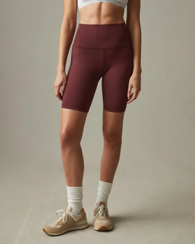Women's Cotton Stretch Biker Short - Andorra sold by American Giant