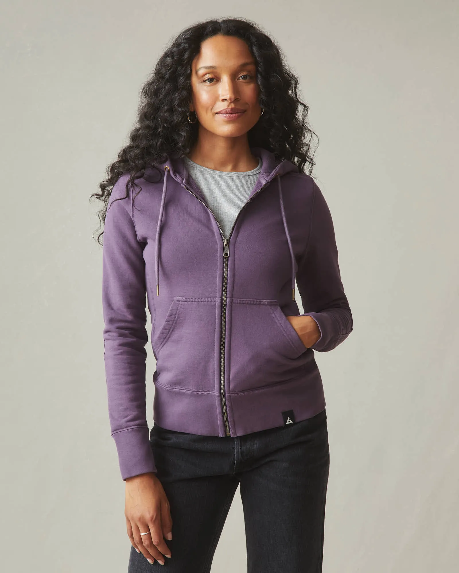 Classic Full Zip - Vintage Violet sold by American Giant product image thumbnail 3