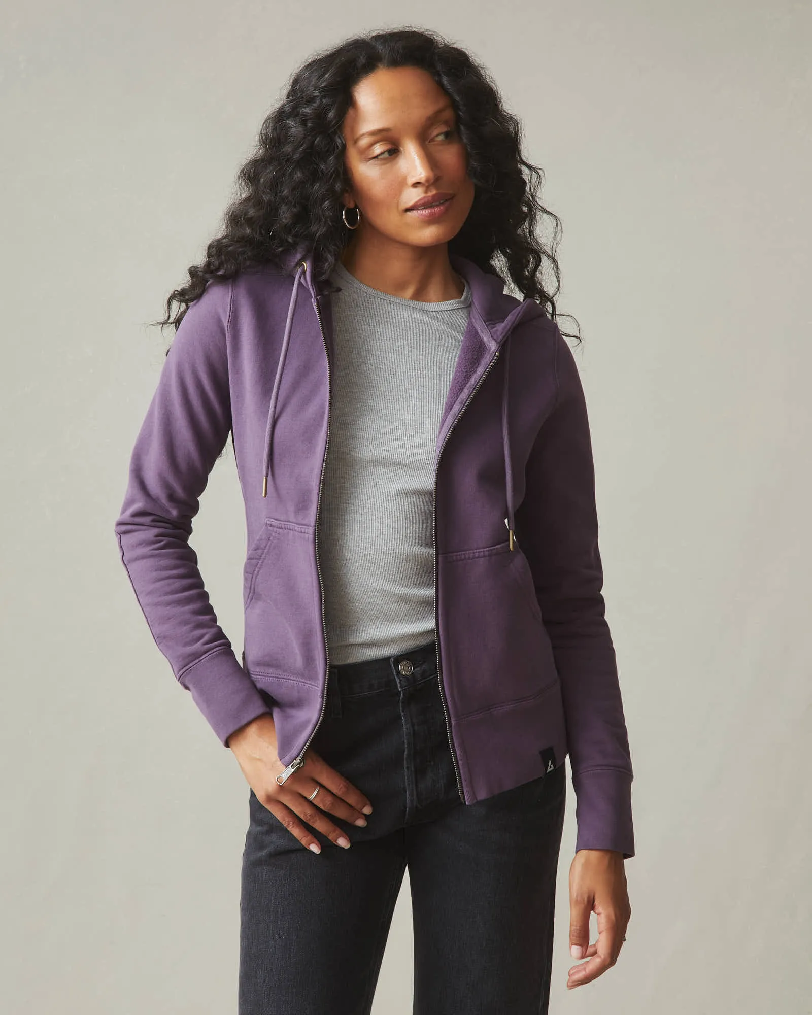 Classic Full Zip - Vintage Violet sold by American Giant product image thumbnail 2