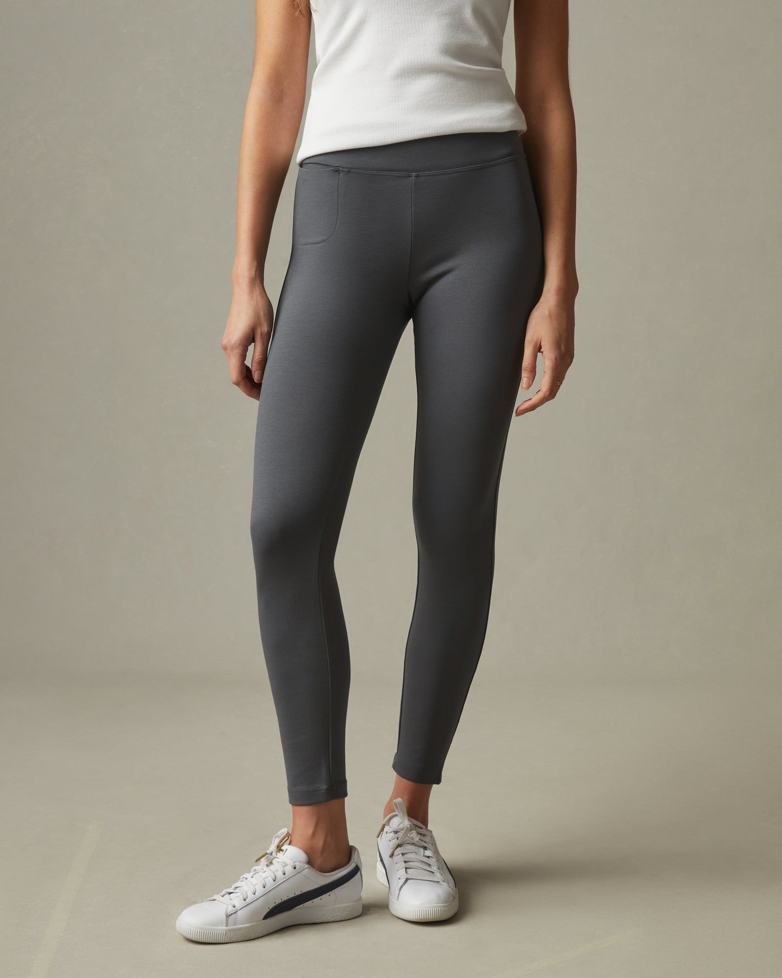 Ponte Slim Pant - Iron sold by American Giant