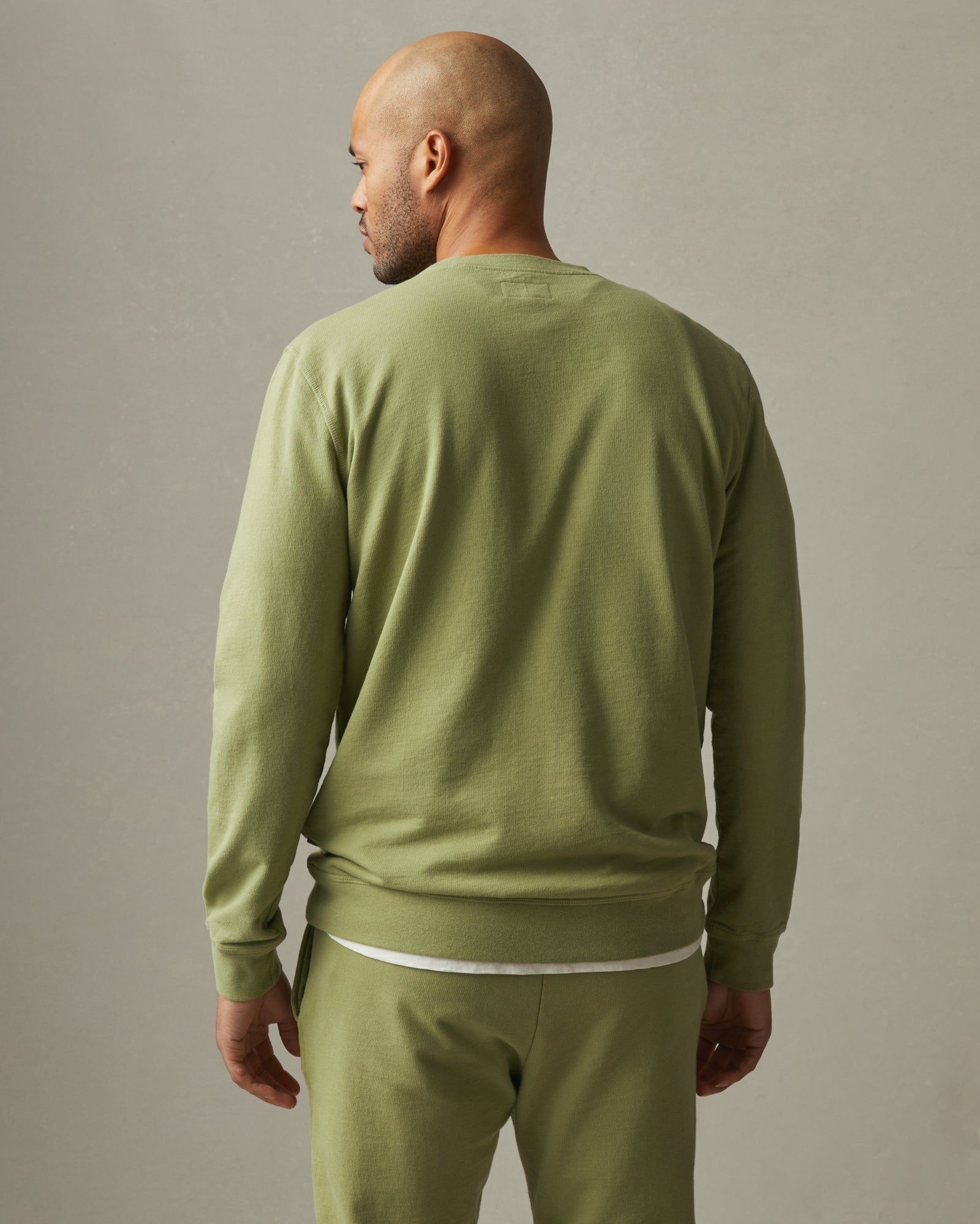 Lightweight Cotton Crew Sweatshirt - Pale Sage sold by American Giant product image thumbnail 2