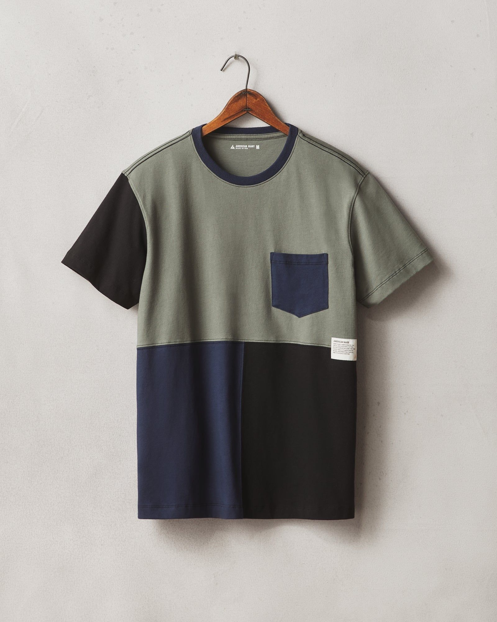 Split Seam Tee - Mulled Basil sold by American Giant
