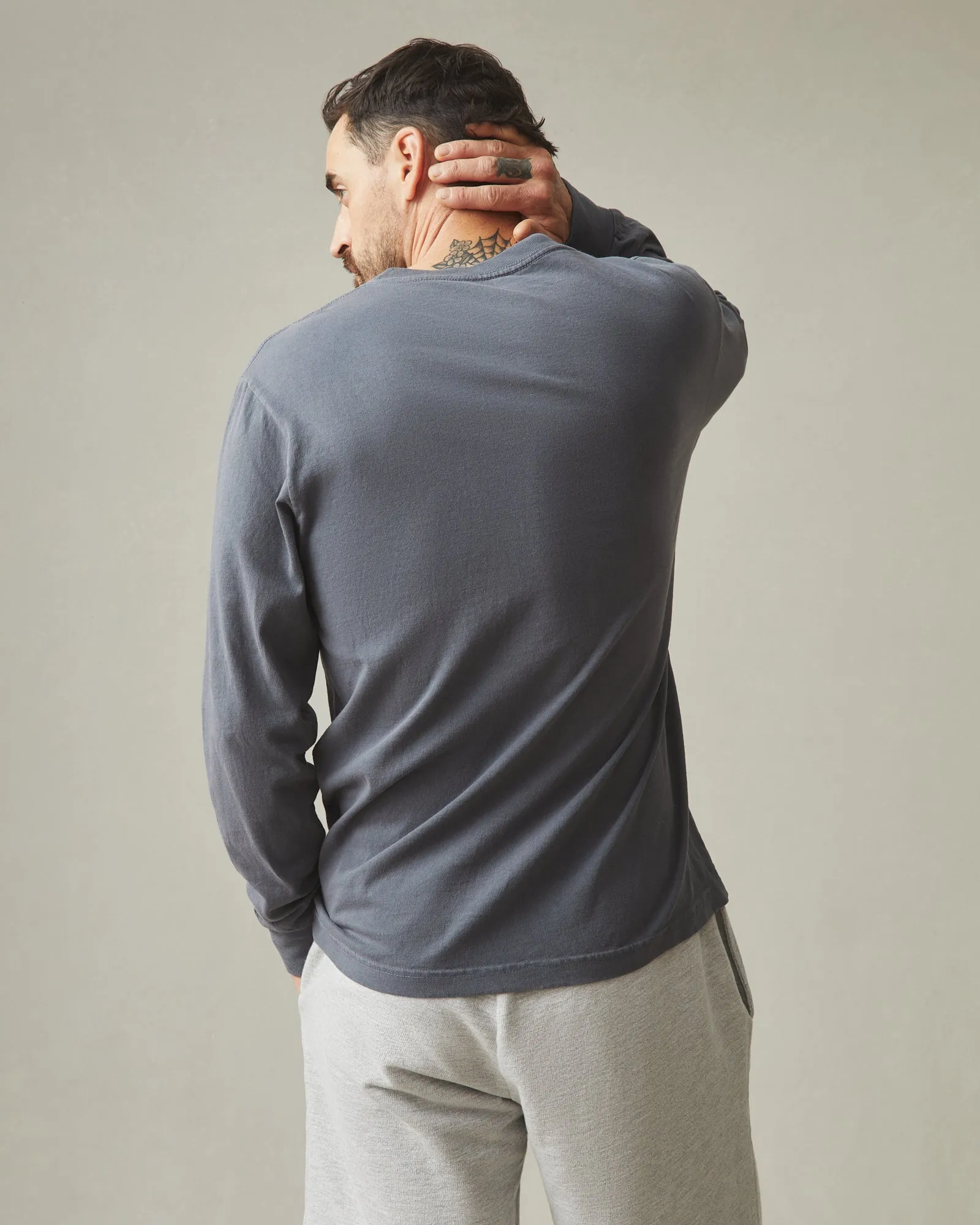 American Vintage Long Sleeve Tee - Metropolitan Grey sold by American Giant product image thumbnail 3