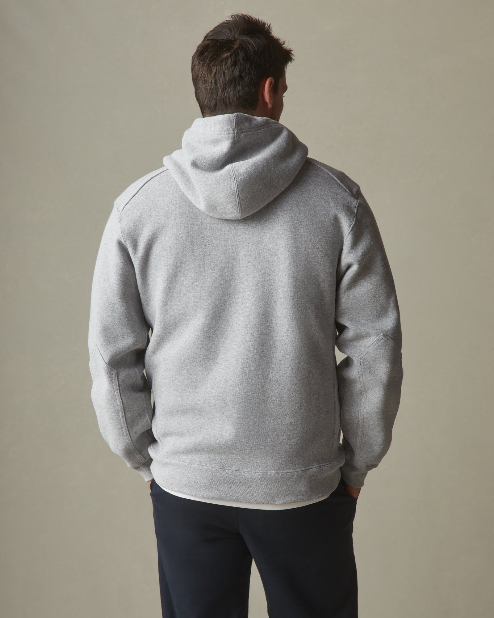 Relaxed Classic Full Zip - Grey Heather sold by American Giant product image thumbnail 2