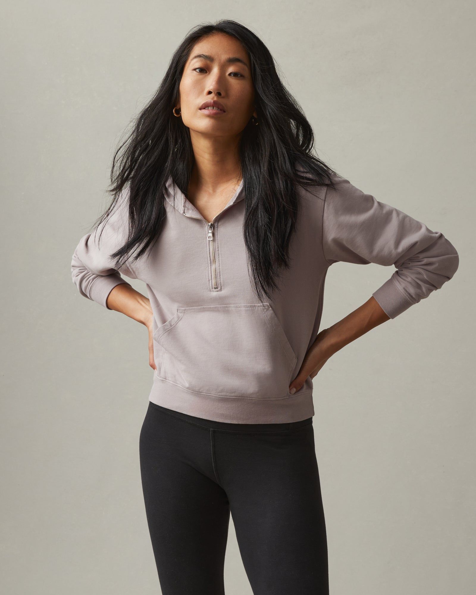 Lightweight Cotton Half Zip Hoodie - Sunset sold by American Giant product image thumbnail 2