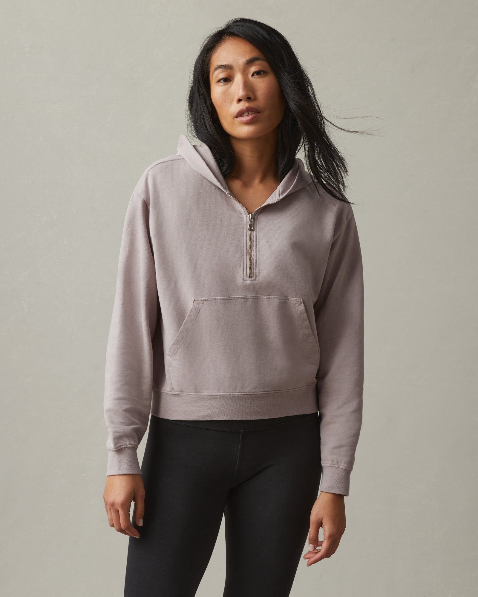 Lightweight Cotton Half Zip Hoodie - Sunset sold by American Giant product image thumbnail 4