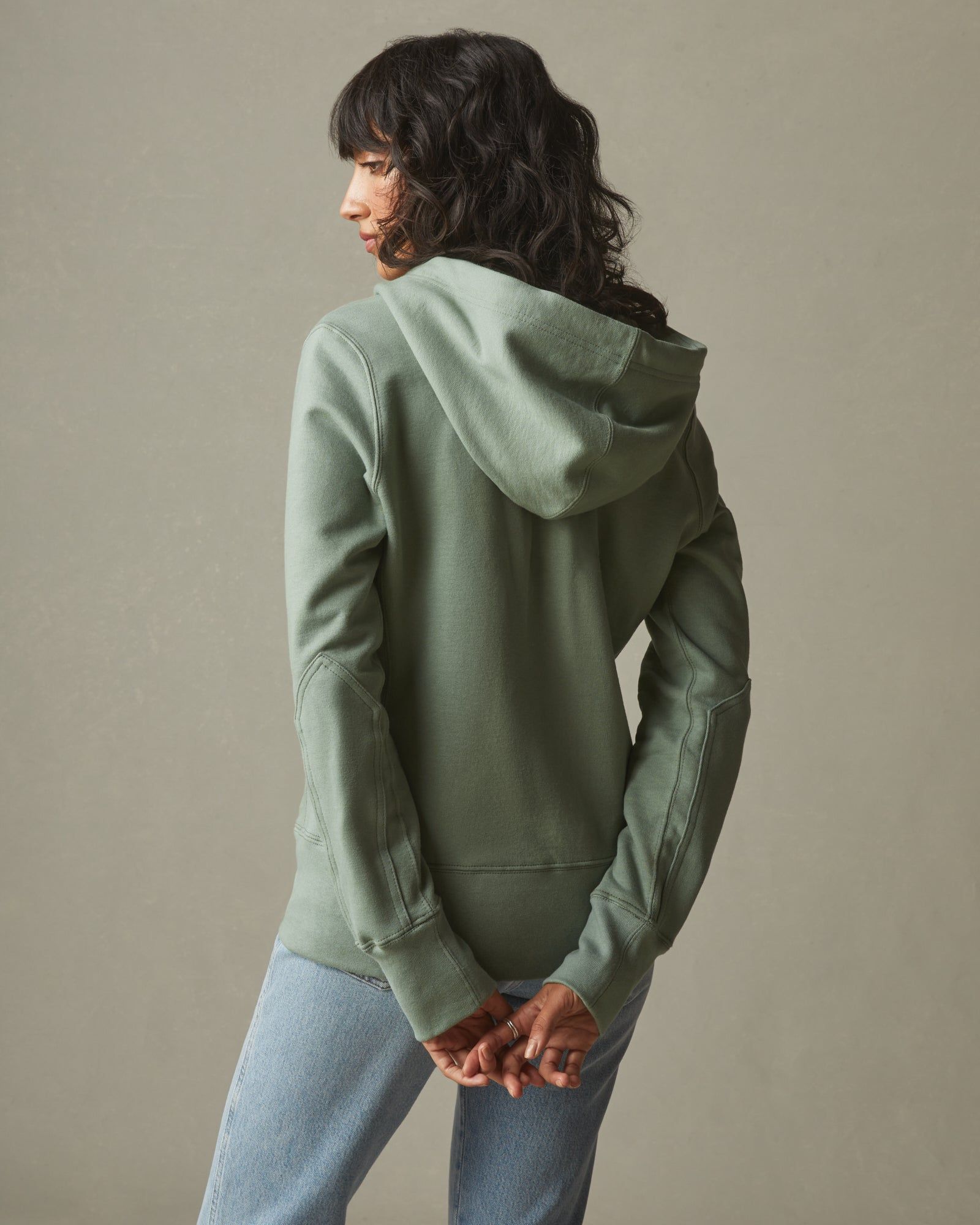 Classic Full Zip - Green Slate sold by American Giant product image thumbnail 3