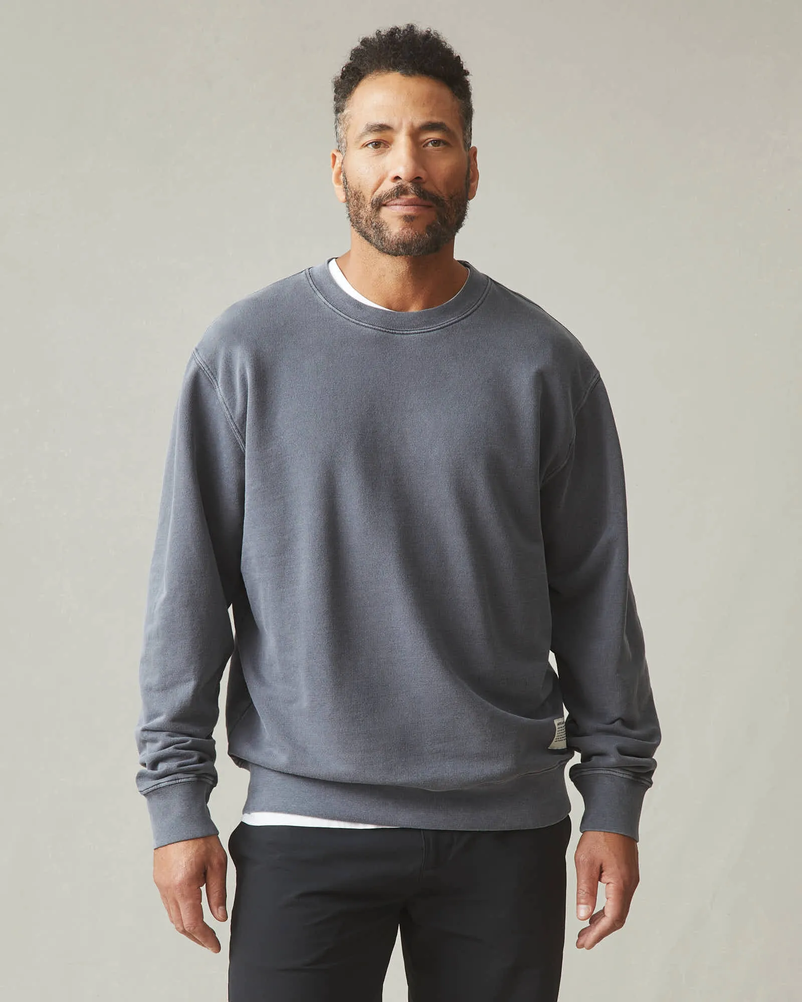 Men's Relaxed French Terry Crew - Metropolitan Grey sold by American Giant product image thumbnail 2