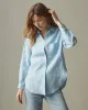 Women's Linen Long Sleeve Shirt - Dream Blue sold by American Giant