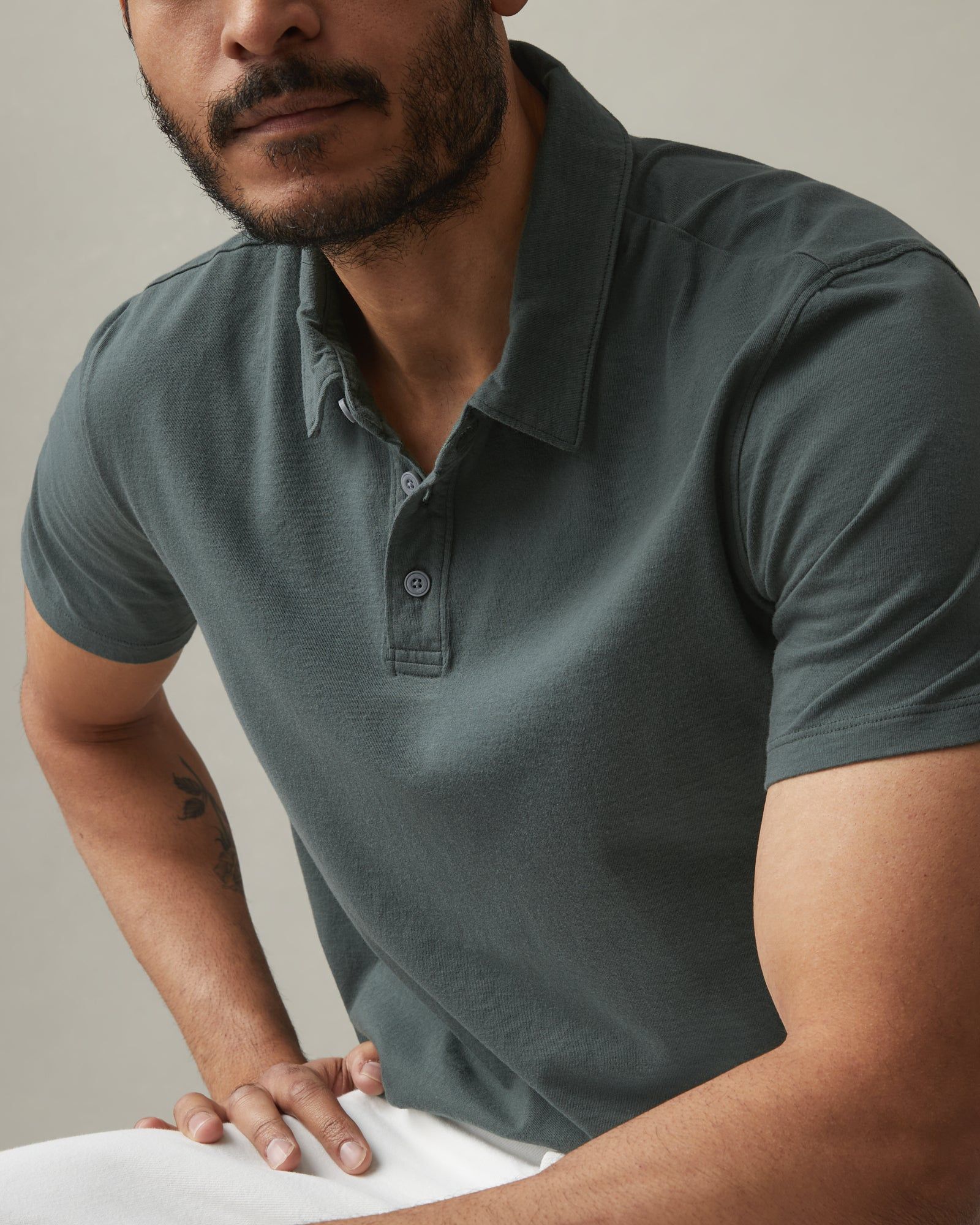 Classic Cotton Polo - Balsam sold by American Giant product image thumbnail 4