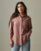 Easy Linen Long Sleeve Shirt - Burlwood sold by American Giant