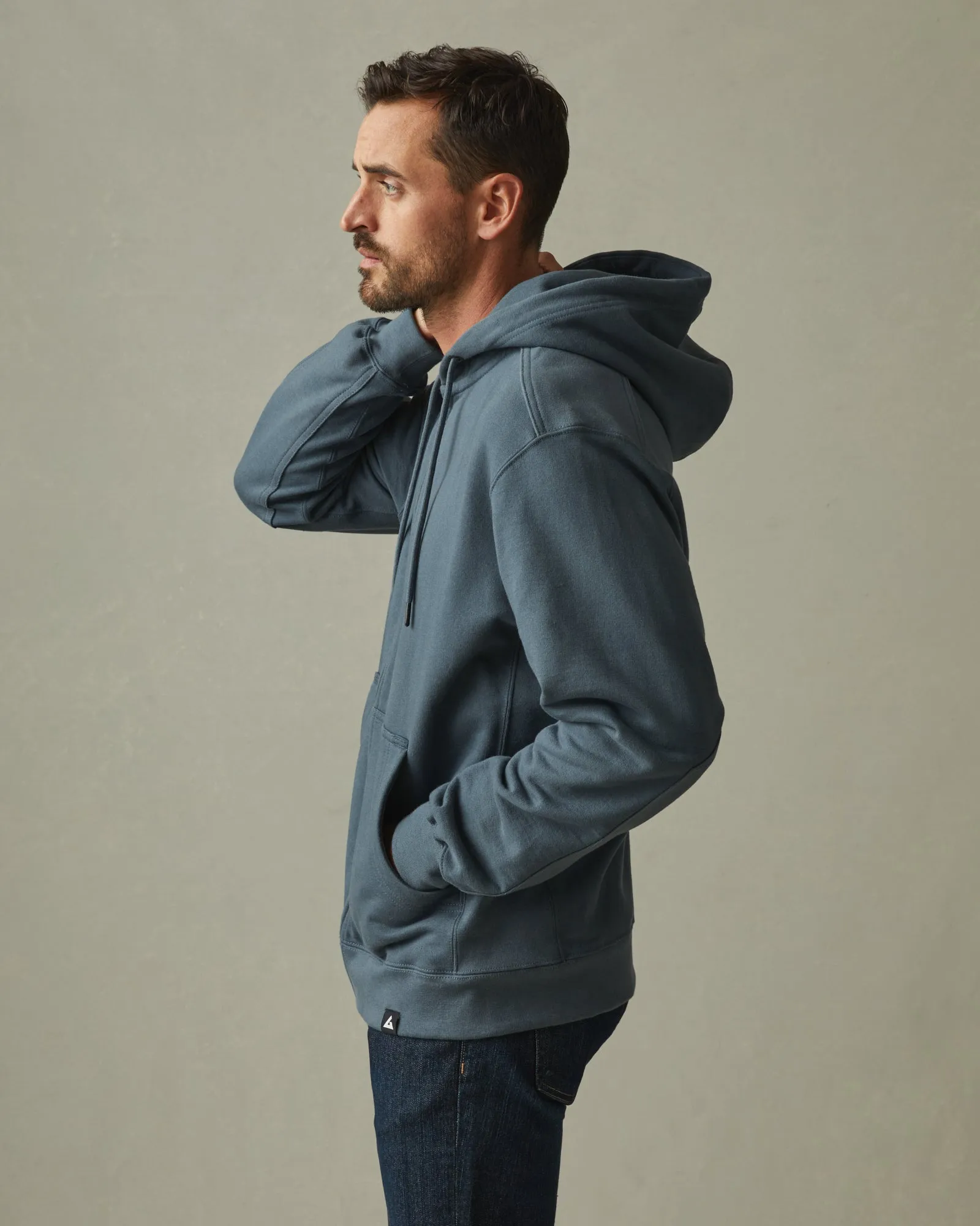 Men's Relaxed Classic Full Zip - Vintage Indigo sold by American Giant product image thumbnail 3