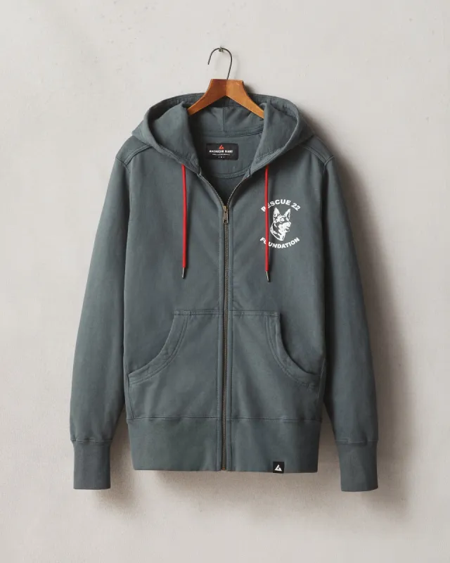 Men's Classic Full Zip - Veterans Day - Vintage Indigo sold by American Giant