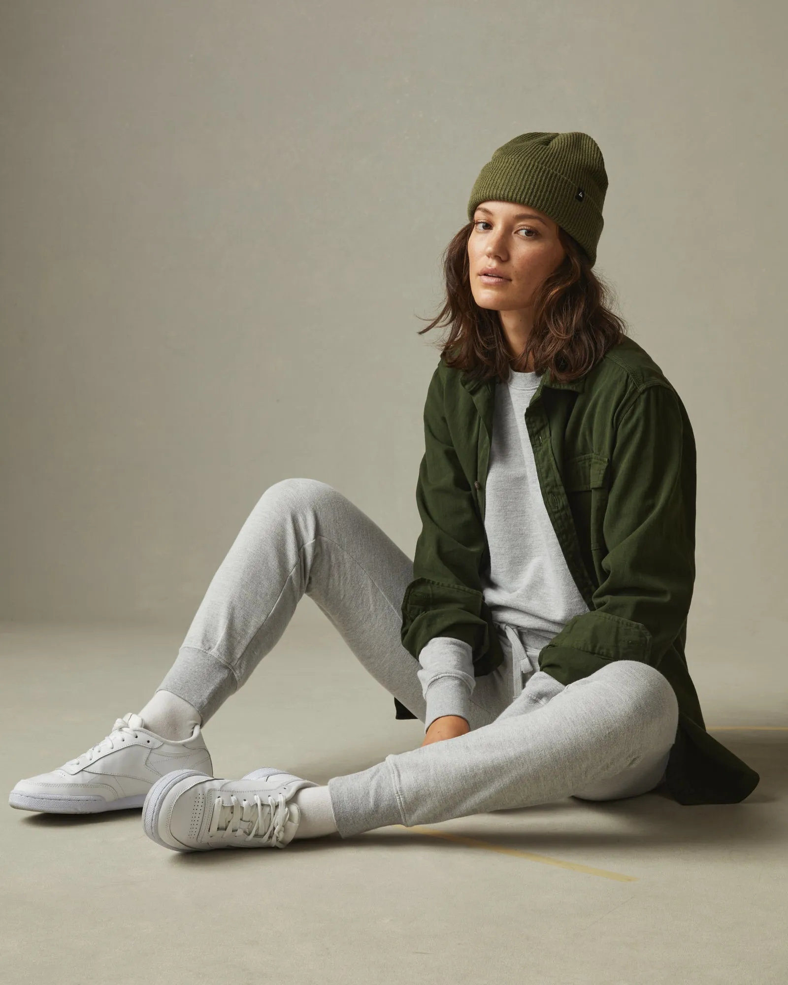 Women's French Terry Jogger - Ash Heather sold by American Giant product image thumbnail 5