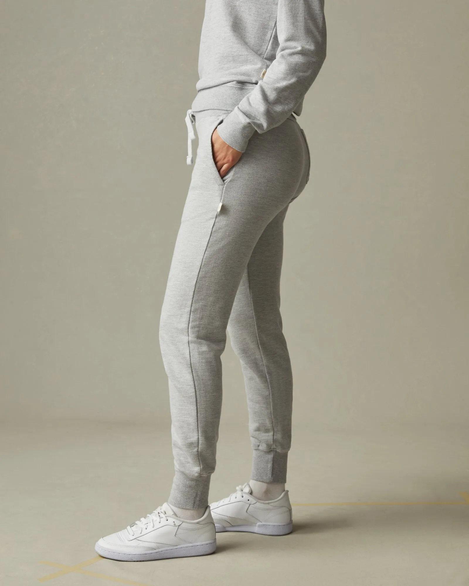 Women's French Terry Jogger - Ash Heather sold by American Giant product image thumbnail 2