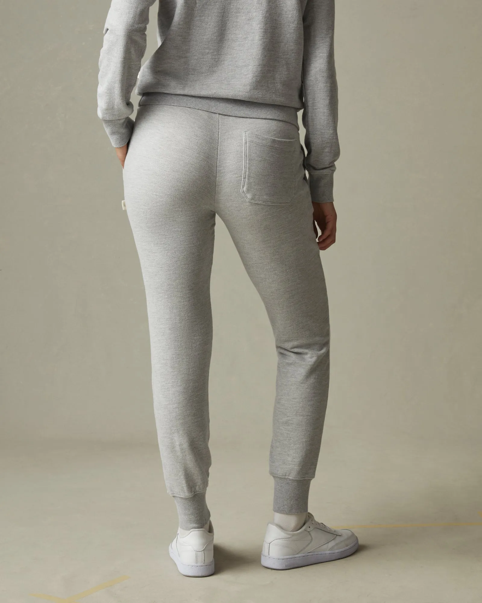Women's French Terry Jogger - Ash Heather sold by American Giant product image thumbnail 3