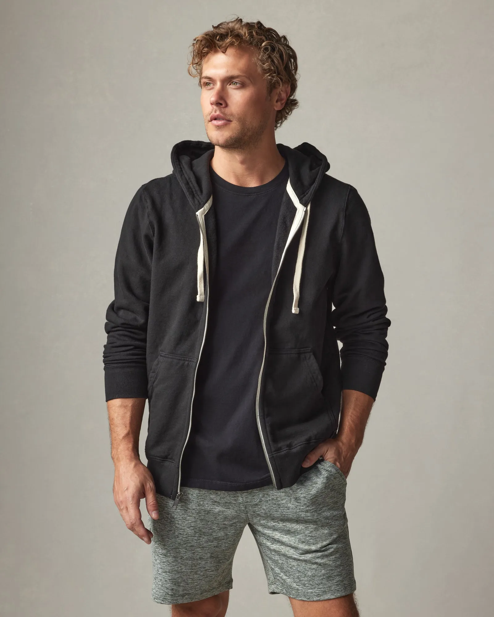 Men's Midweight Full Zip - Black sold by American Giant product image thumbnail 2