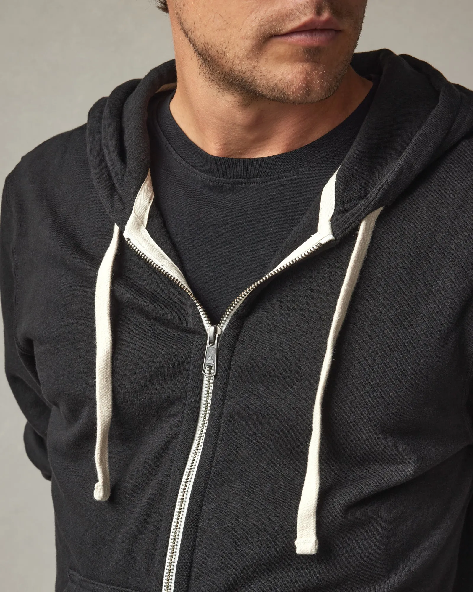 Men's Midweight Full Zip - Black sold by American Giant product image thumbnail 5