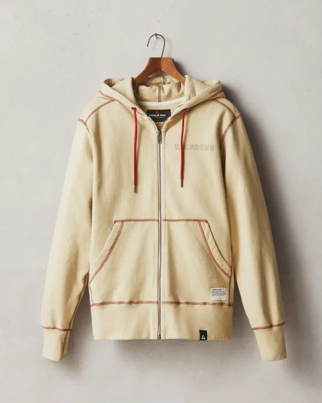 Classic Full Zip - Harvest - Fields Of Rye sold by American Giant