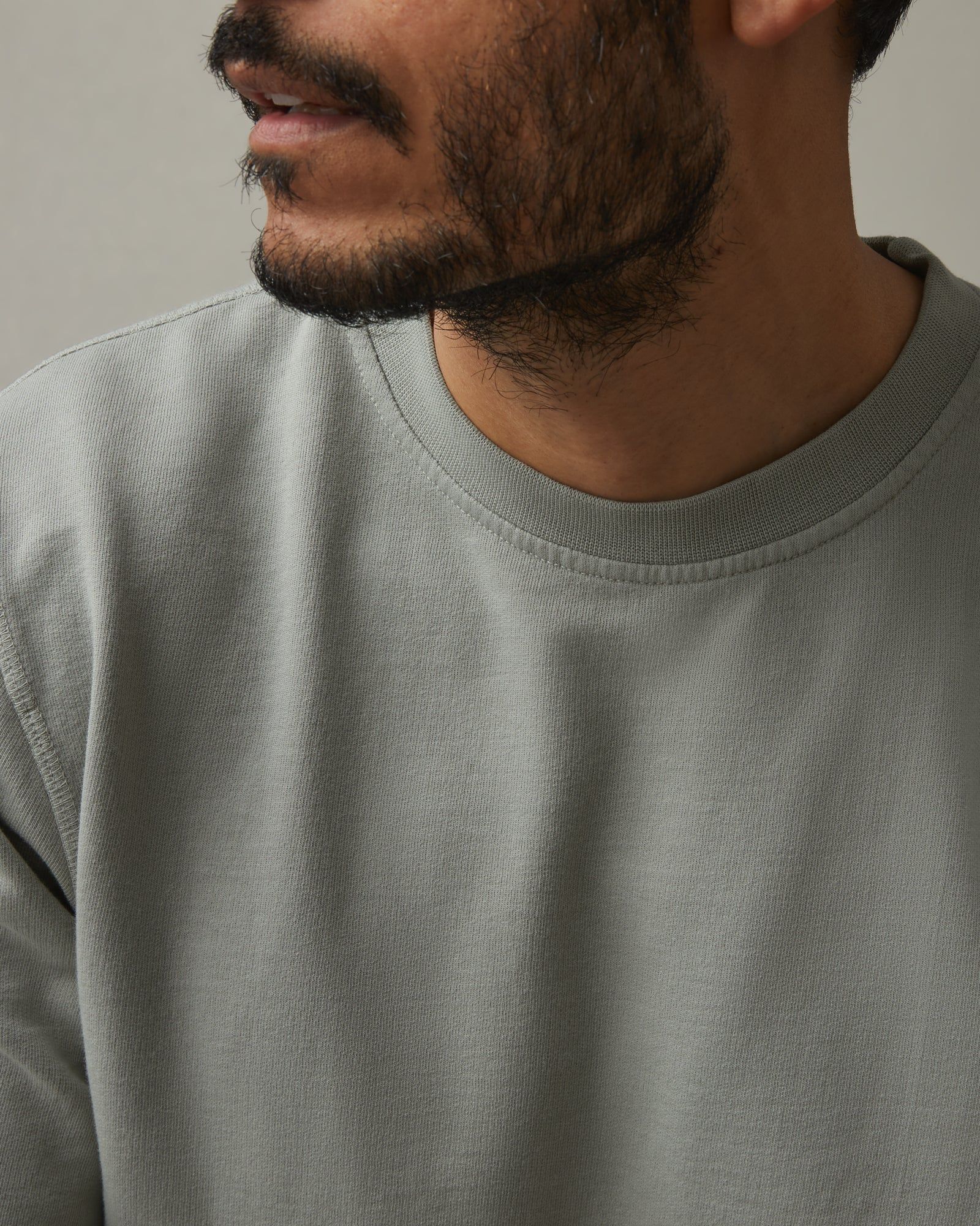 Lightweight Cotton Crew Sweatshirt - Cannon Grey sold by American Giant product image thumbnail 4