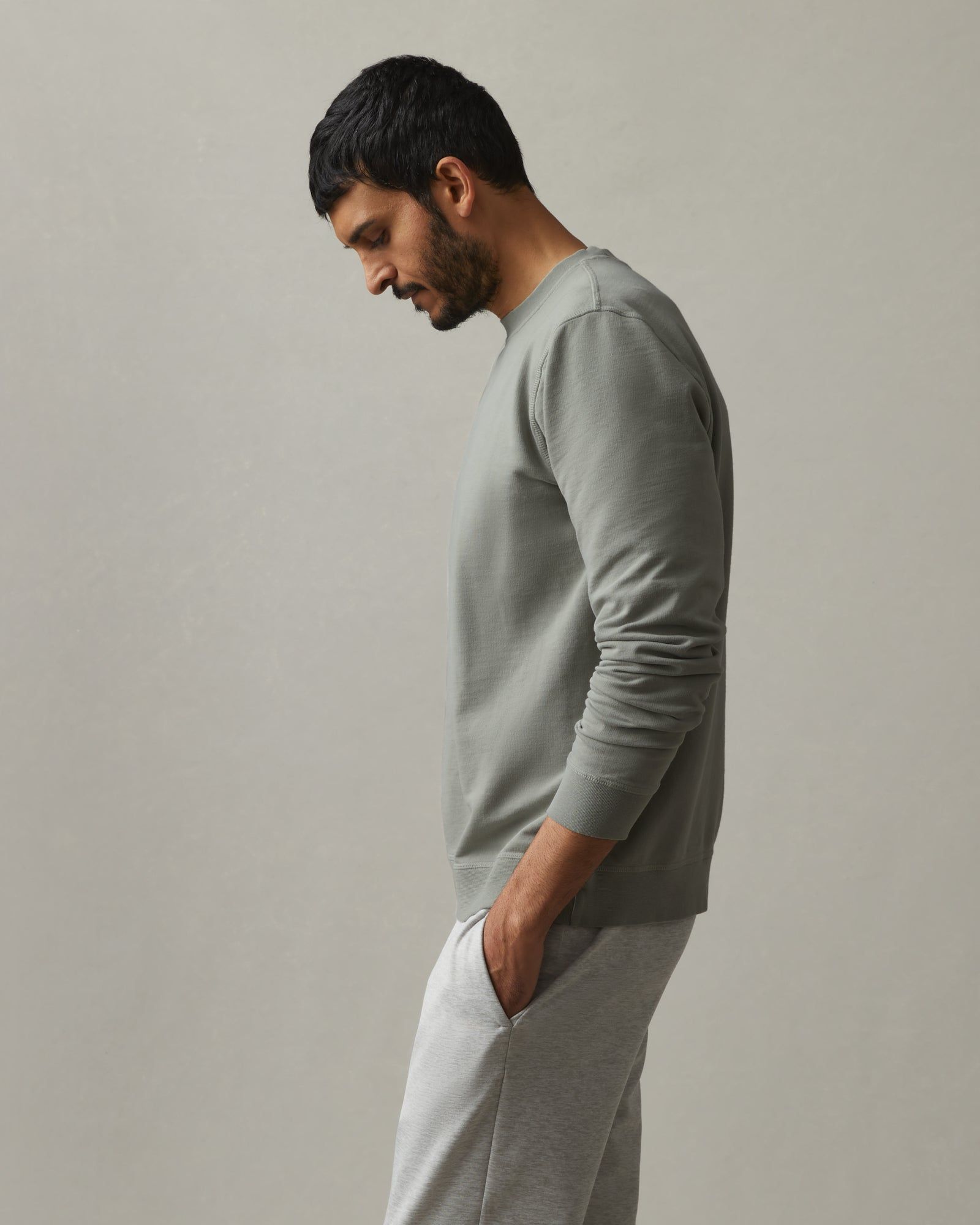 Lightweight Cotton Crew Sweatshirt - Cannon Grey sold by American Giant product image thumbnail 2