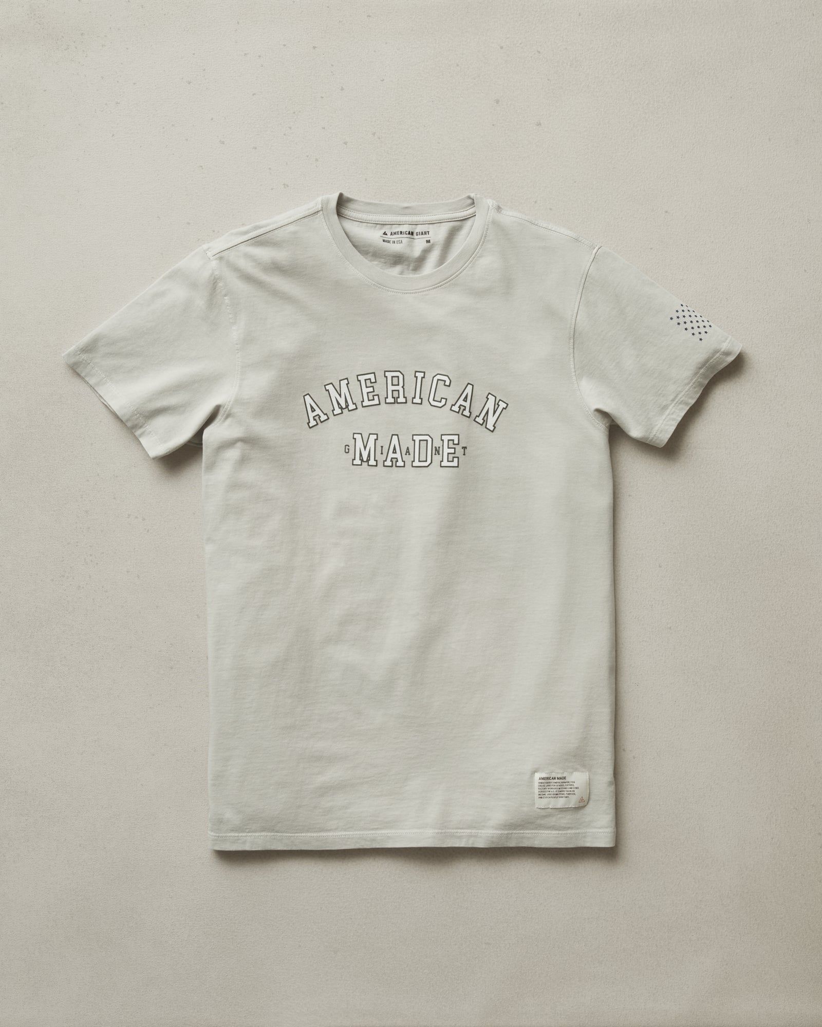 American Made T-Shirt - Silver sold by American Giant