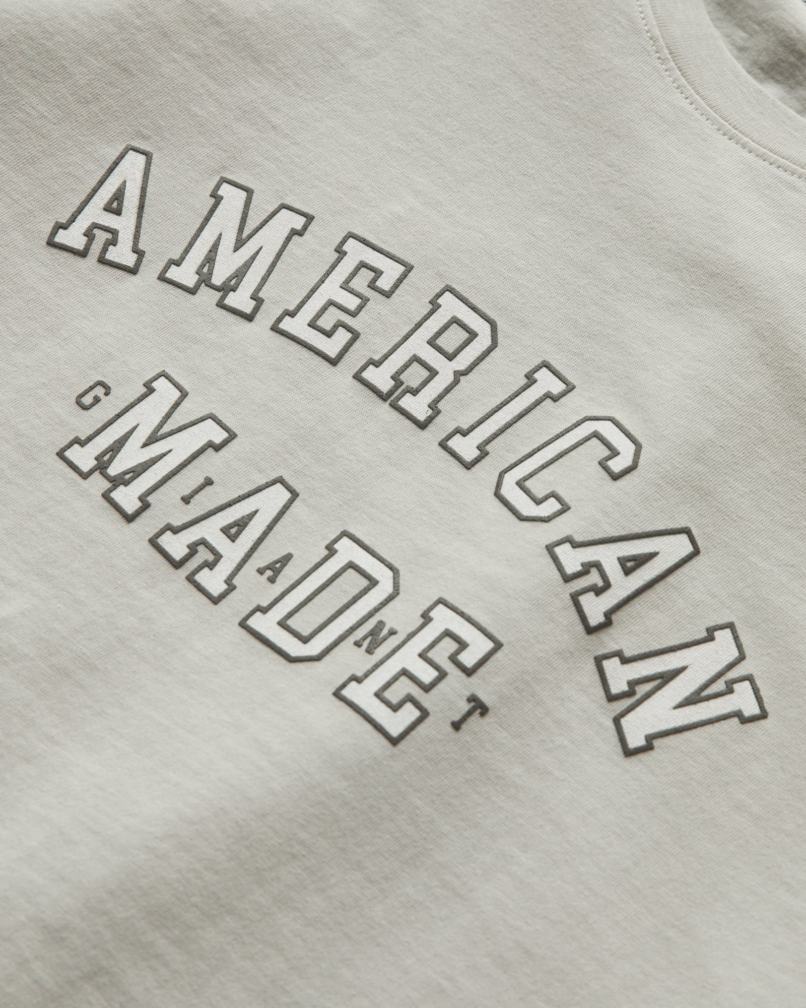 American Made T-Shirt - Silver sold by American Giant product image thumbnail 3