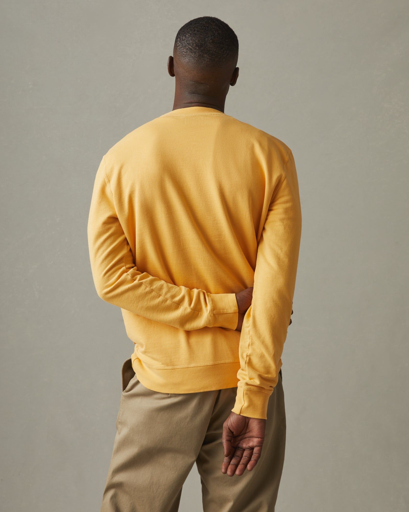 French Terry Crew Sweatshirt - Golden Apricot sold by American Giant product image thumbnail 3