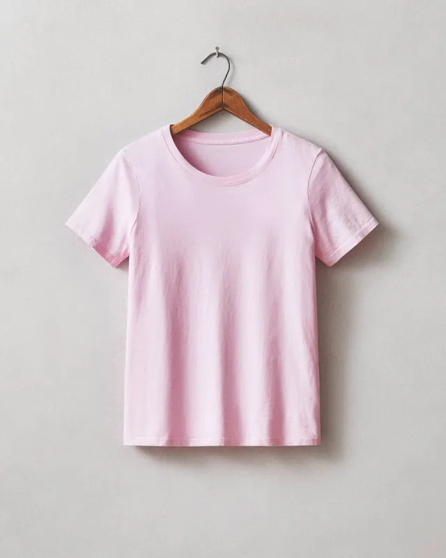 Women's Classic Cotton Crew Tee - Lilac Sachet sold by American Giant