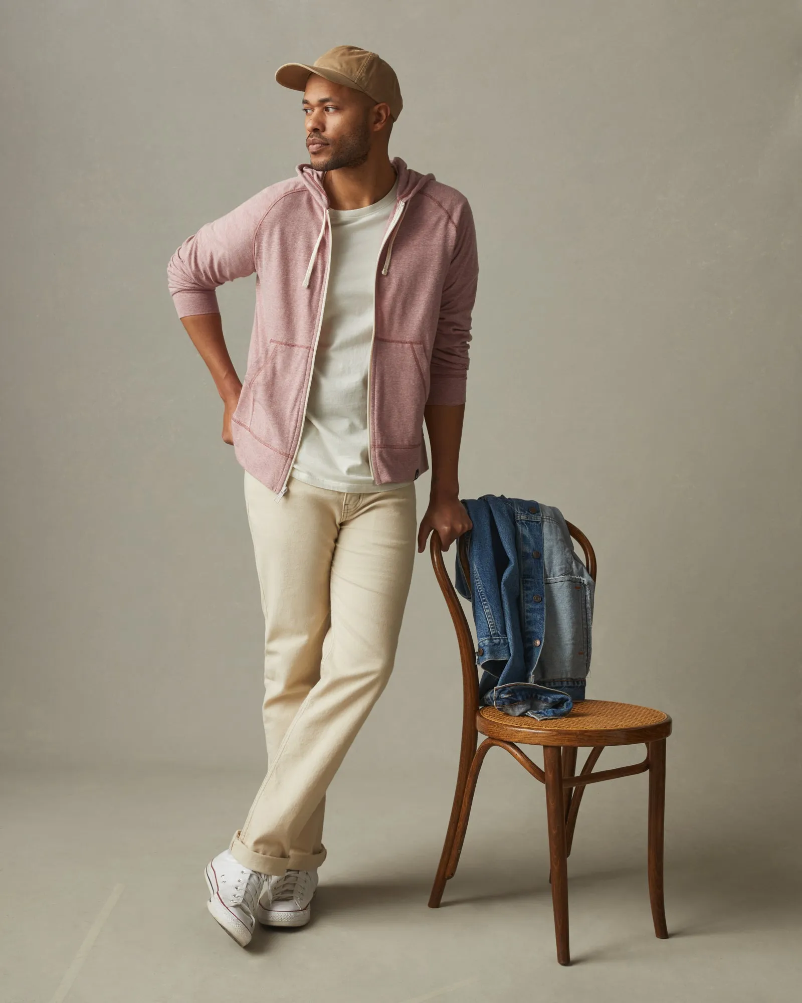 Lightweight Full Zip - Burlwood sold by American Giant product image thumbnail 3