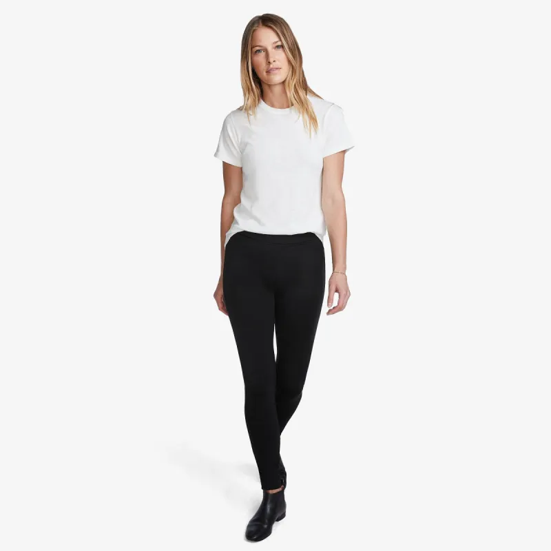 Women's Ponte Legging Pant - Super Black sold by American Giant