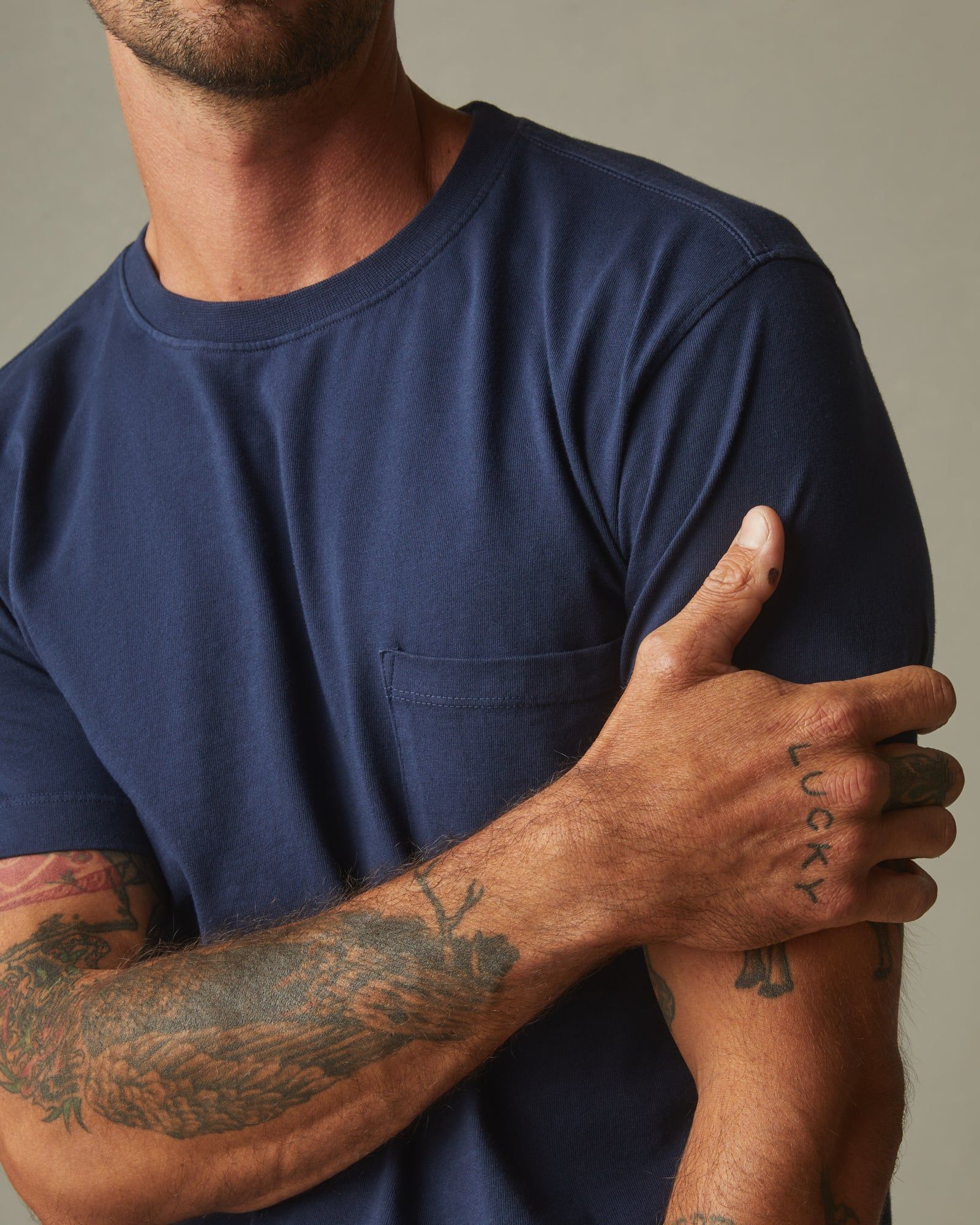 Heavyweight Pocket Tee - Naval Academy sold by American Giant product image thumbnail 3