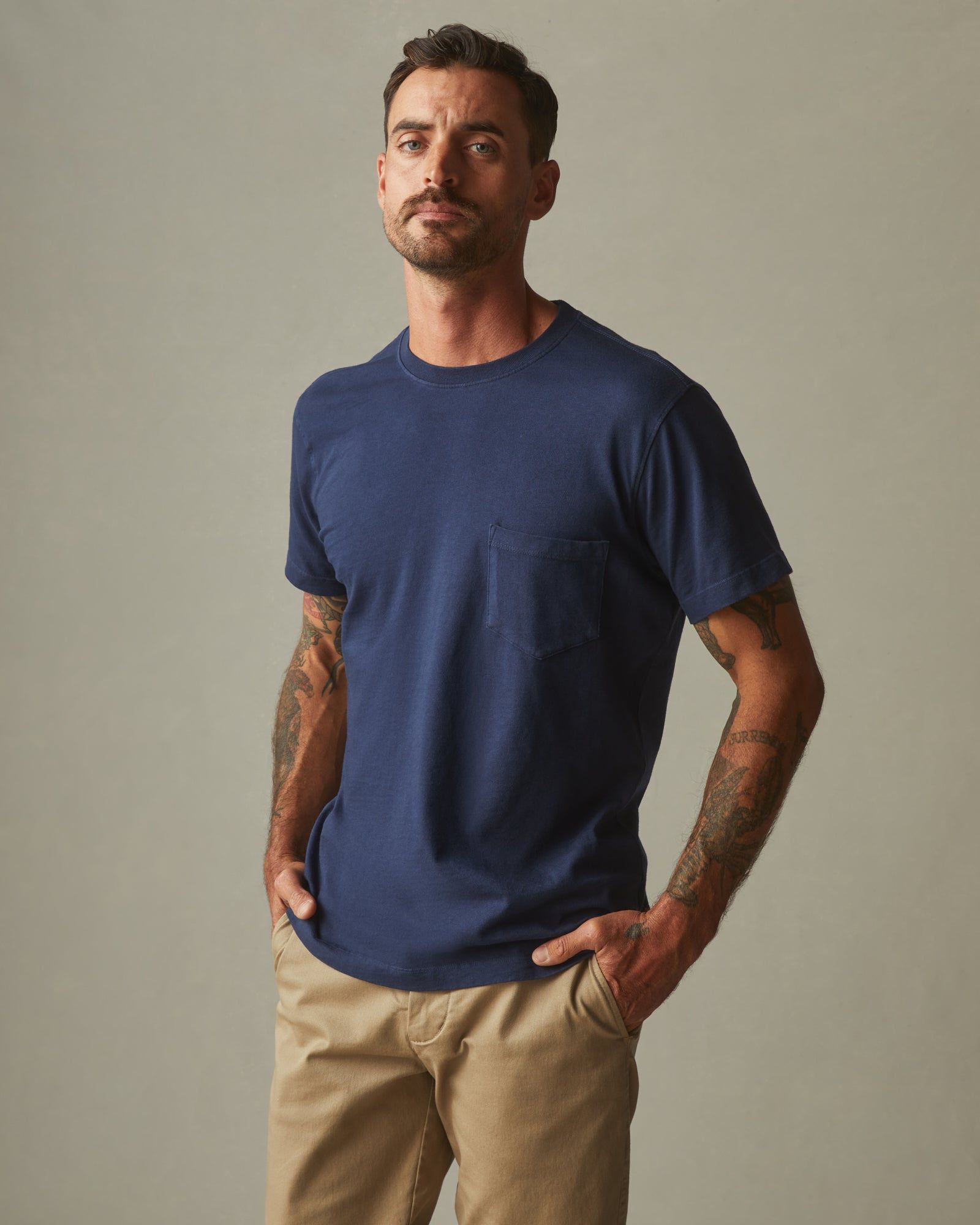 Heavyweight Pocket Tee - Naval Academy sold by American Giant