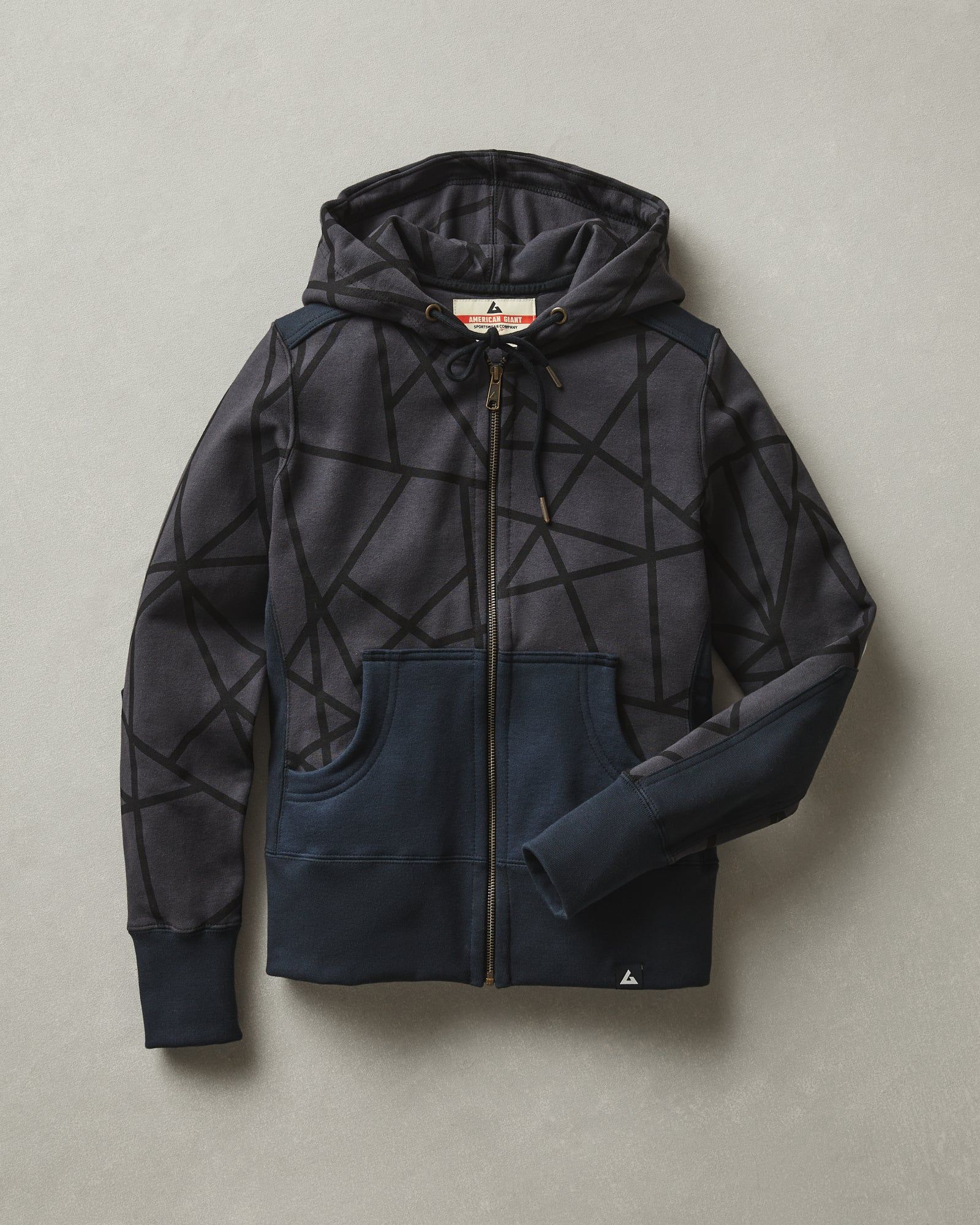 Women's Classic Full Zip - Geo Stealth Vault sold by American Giant product image thumbnail 2