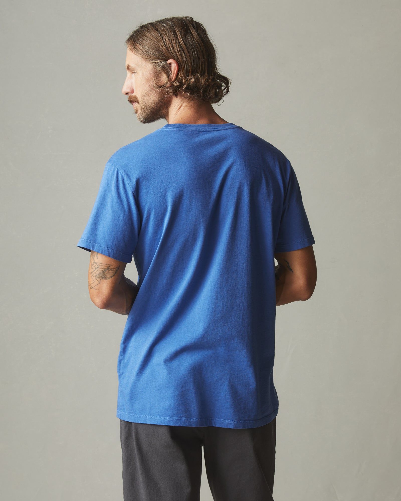 Men's Classic Cotton Crew Tee - Novean Navy sold by American Giant product image thumbnail 2