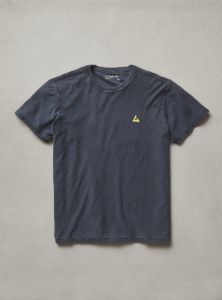 Men's Sun Faded Crew Tee - Navy sold by American Giant