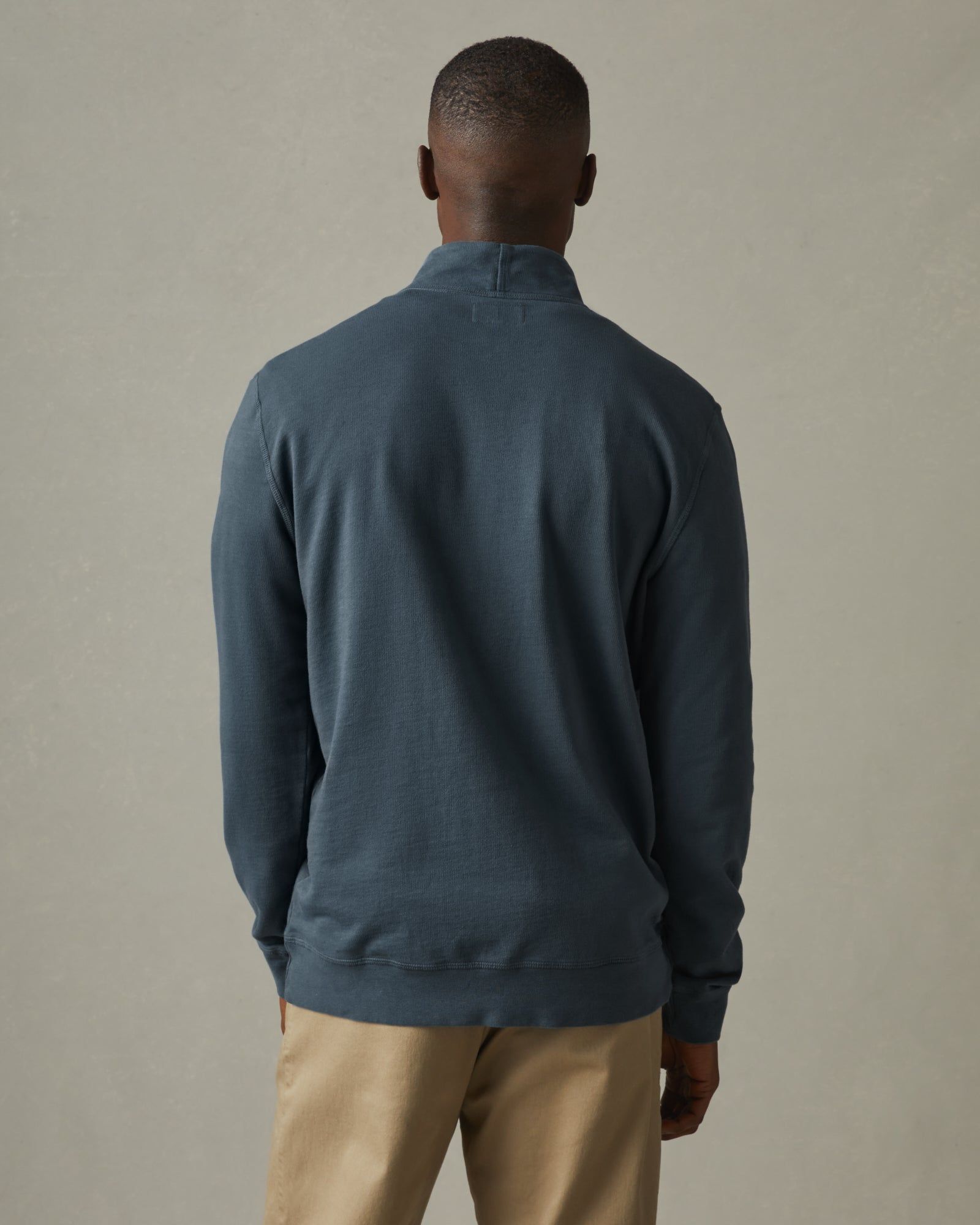 French Terry Half Zip - Winter Sky sold by American Giant product image thumbnail 3