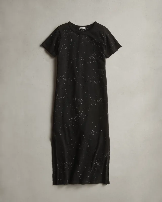 Women's Midi Tee Dress - Star Splatter sold by American Giant