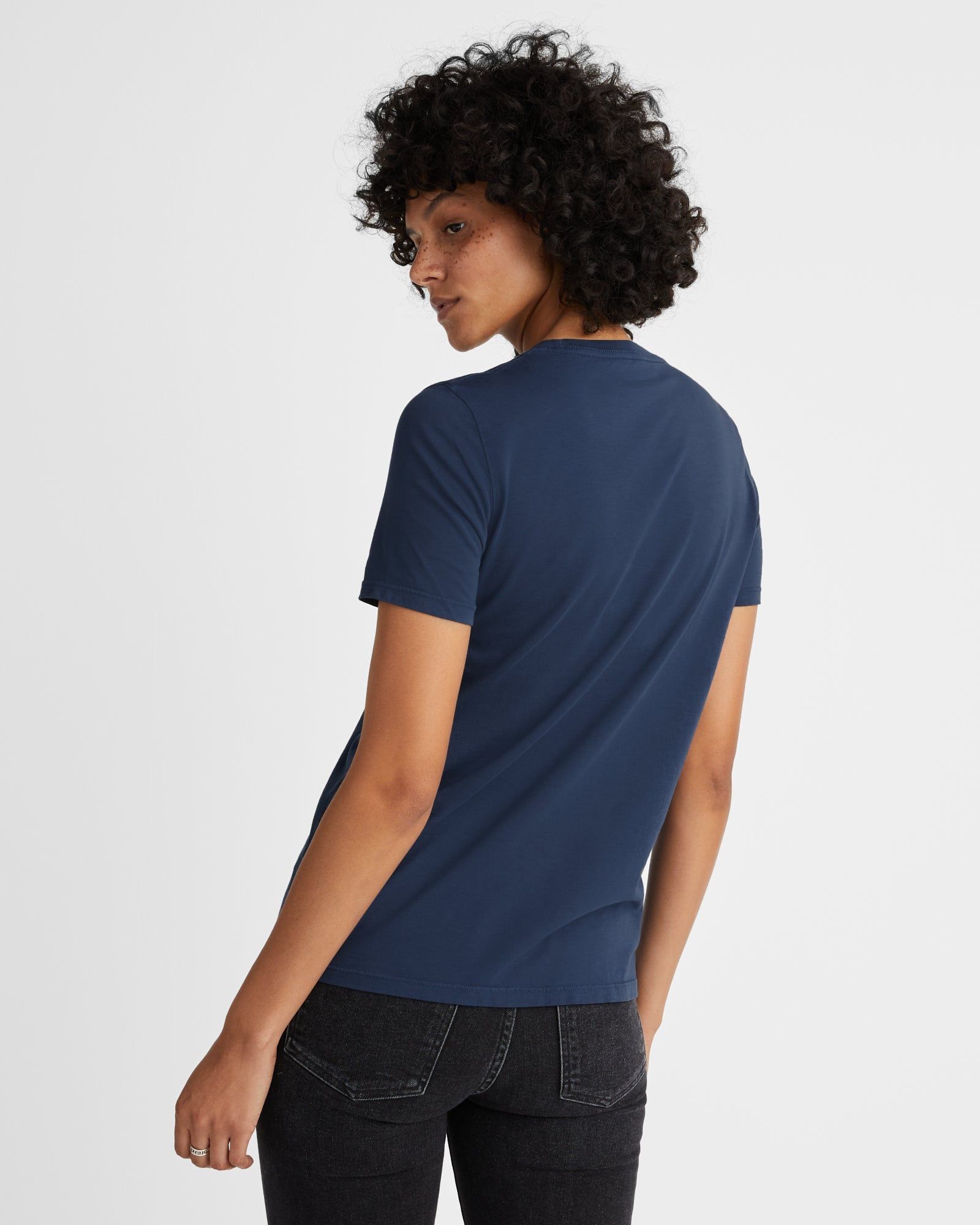 Classic Cotton Crew Tee - Varsity Blue sold by American Giant product image thumbnail 2