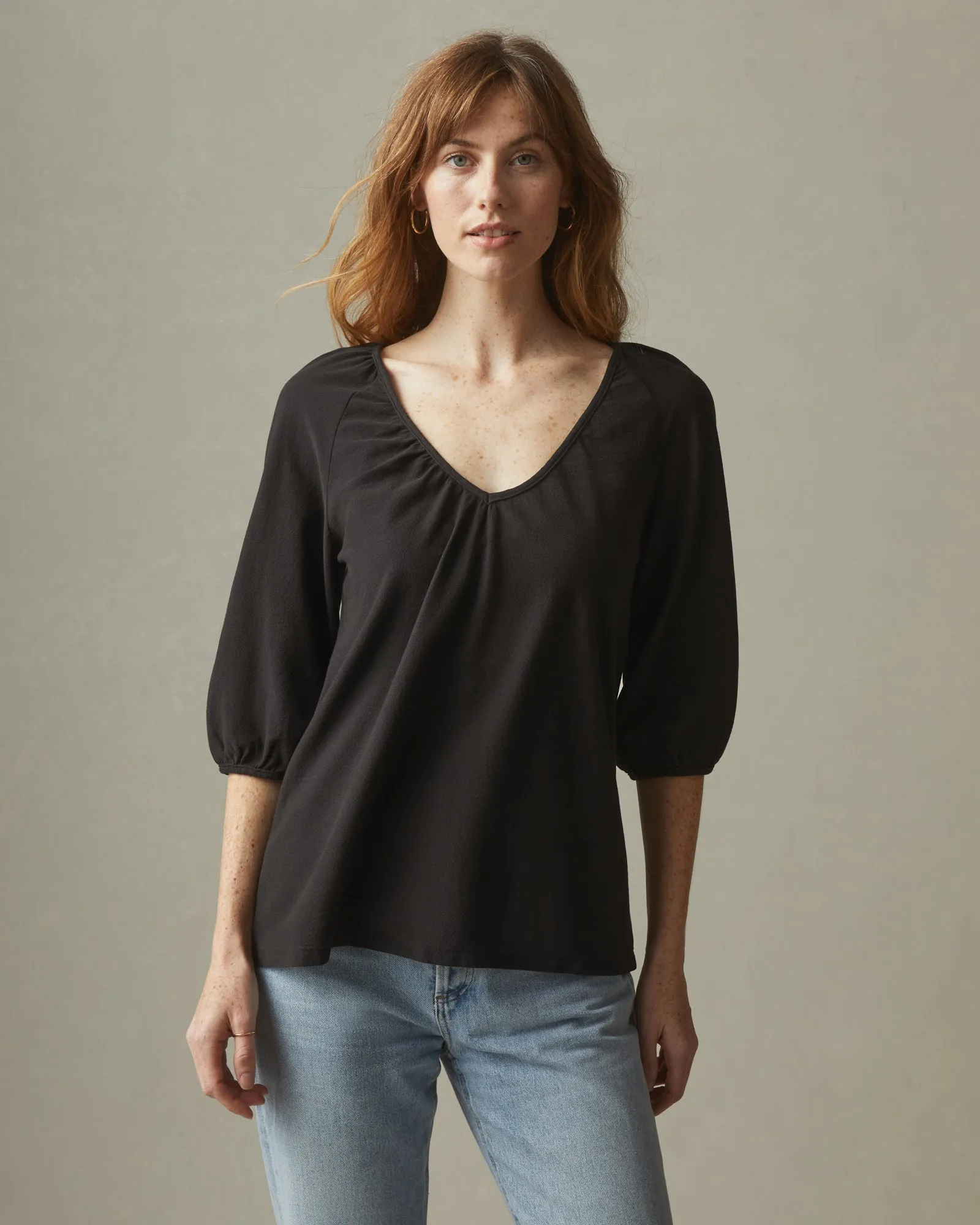 Women's Poet Top - Meteorite sold by American Giant