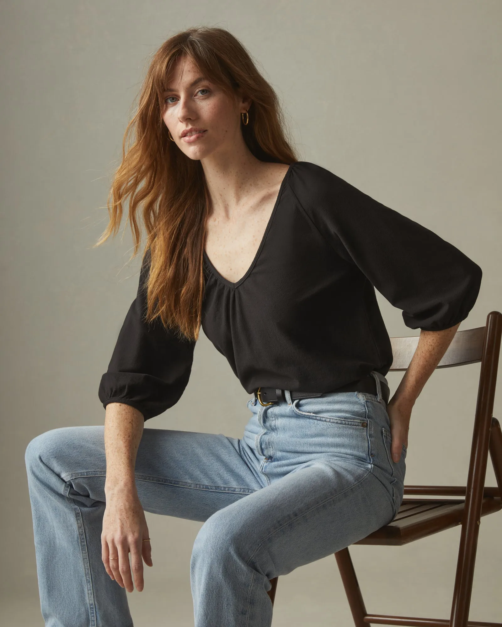 Women's Poet Top - Meteorite sold by American Giant product image thumbnail 4