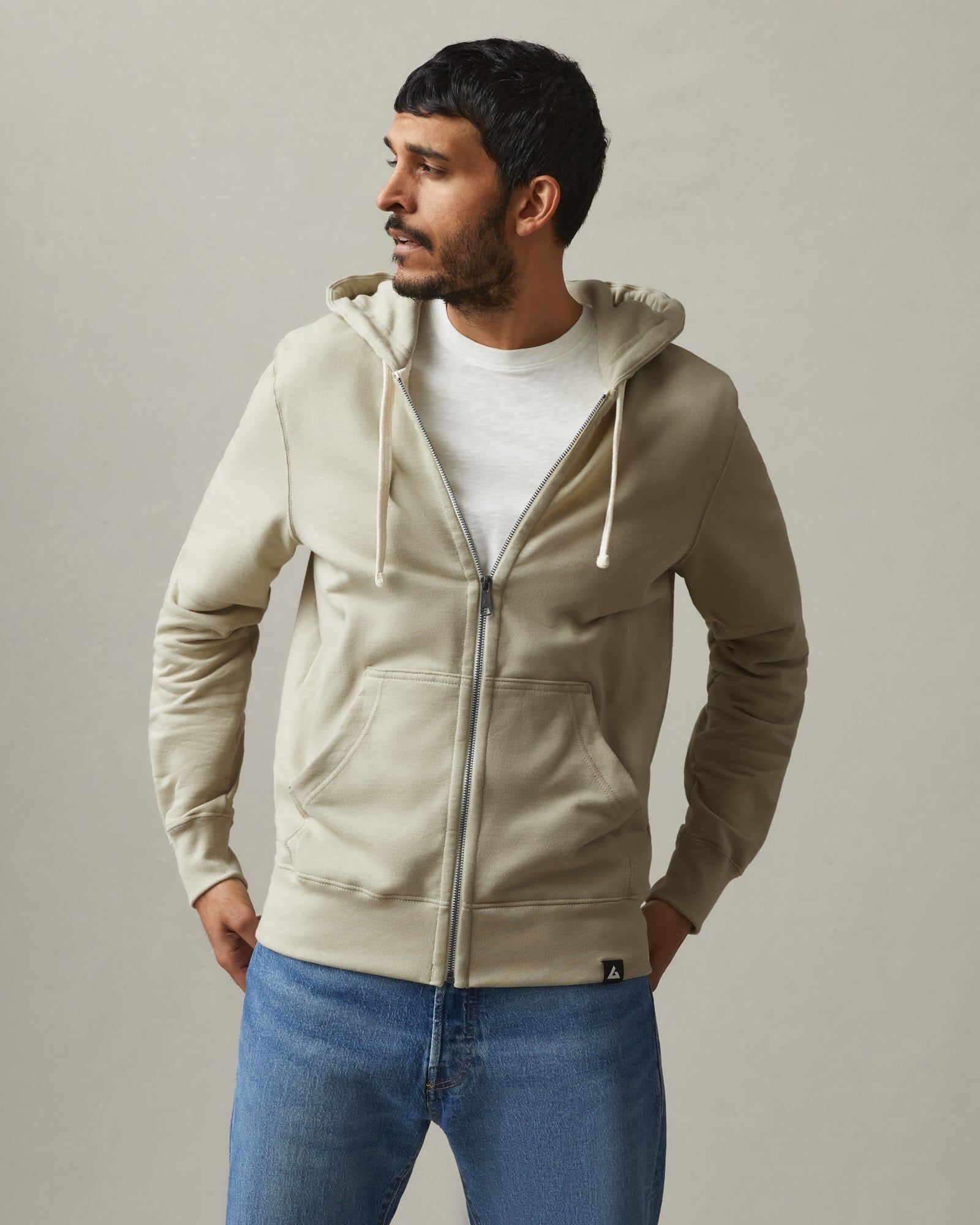 Carolina Midweight Full Zip - Tidal Foam sold by American Giant product image thumbnail 4