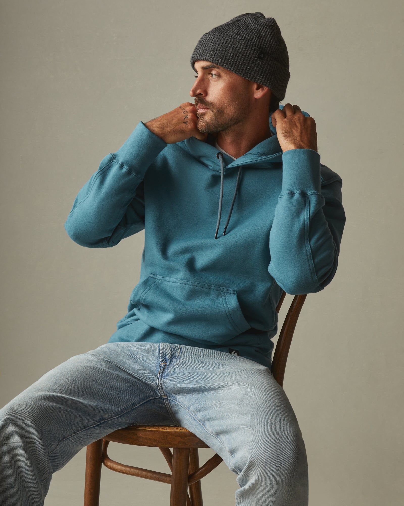 Classic Pullover - Rainstorm sold by American Giant product image thumbnail 4