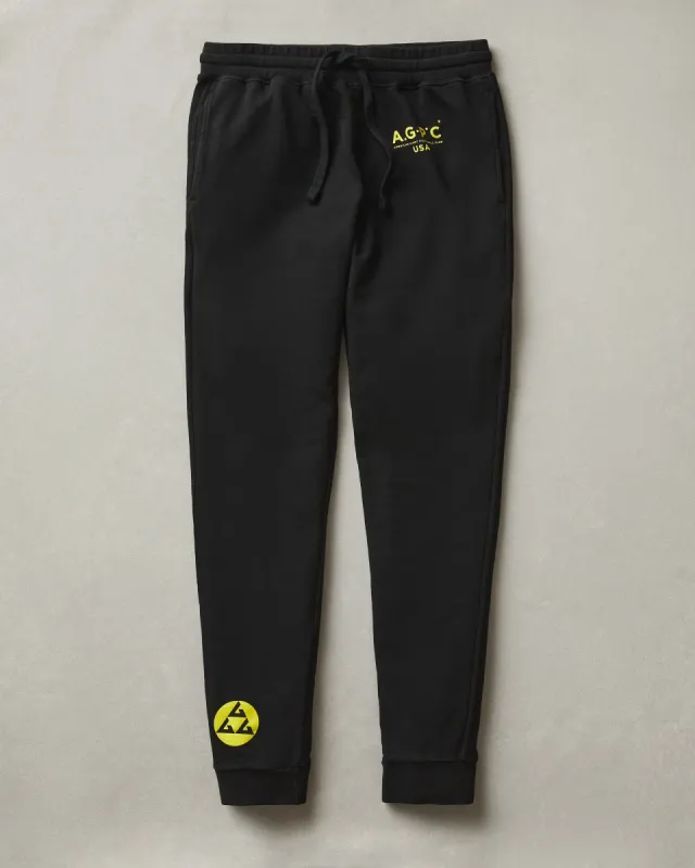 AGPC: Lightweight Cotton Jogger - Black sold by American Giant