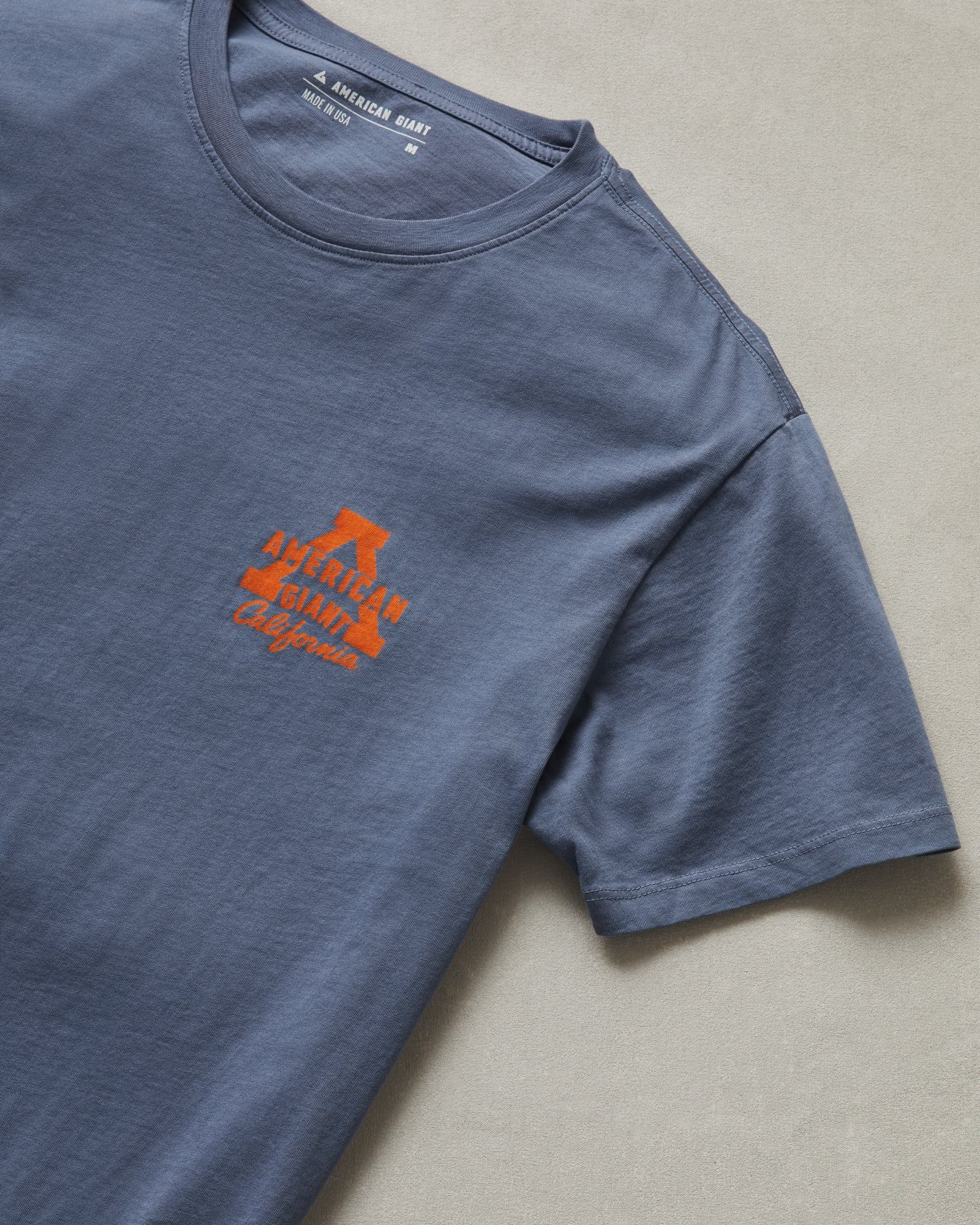 Men's Classic Cotton Graphic Tee - Washed Navy sold by American Giant product image thumbnail 2