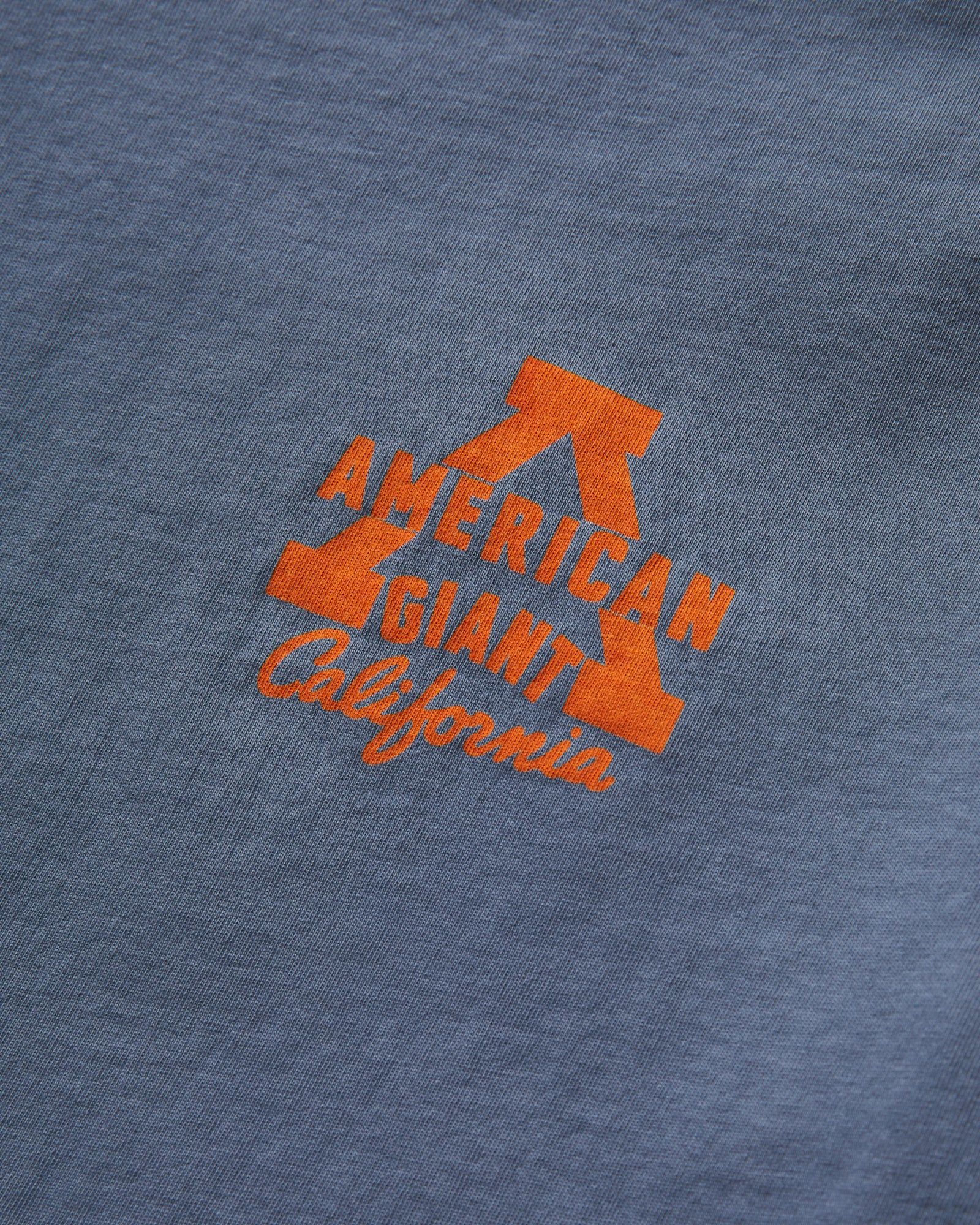 Men's Classic Cotton Graphic Tee - Washed Navy sold by American Giant product image thumbnail 3