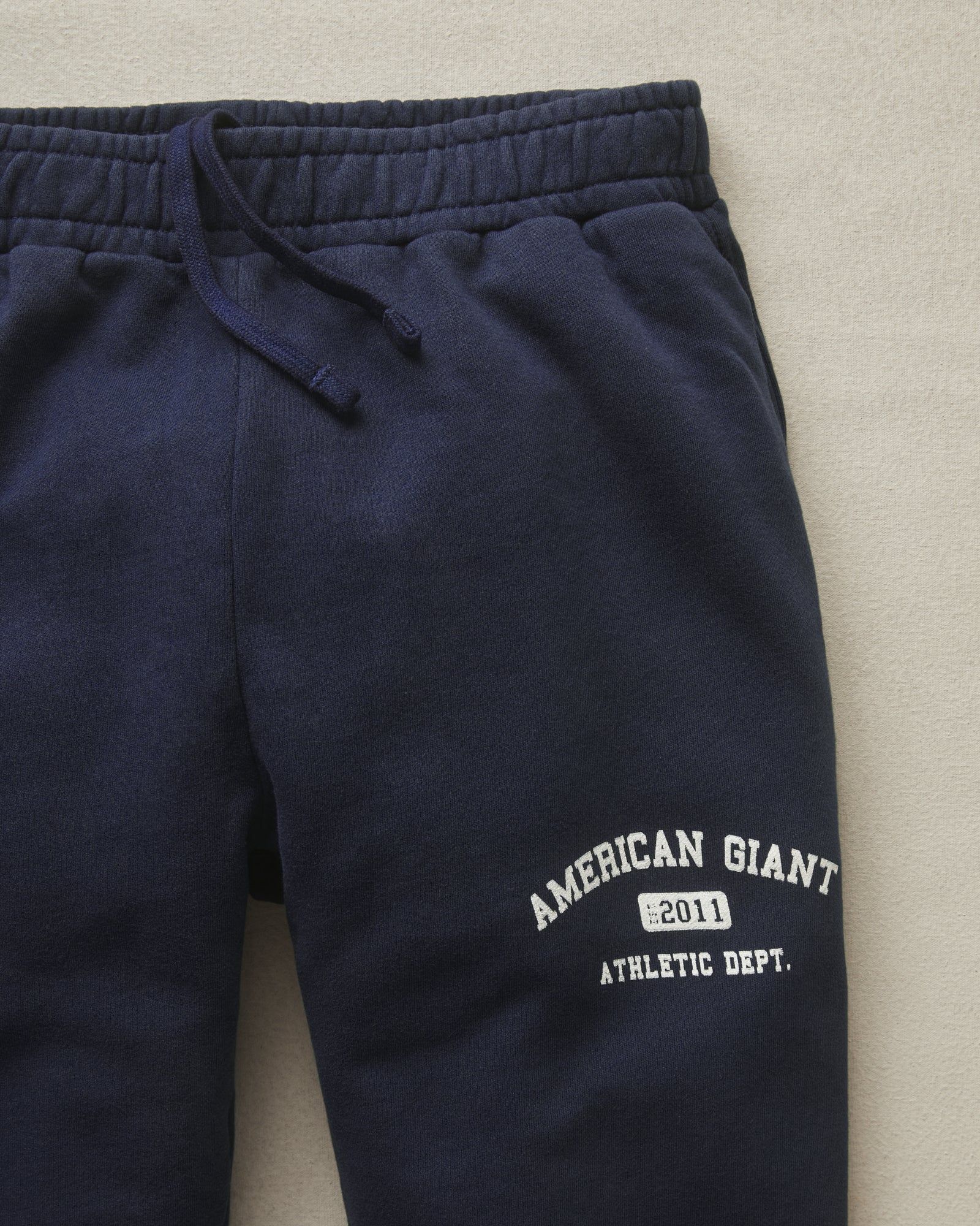 Collegiate Graphic Sweatpant - Dress Navy sold by American Giant product image thumbnail 2